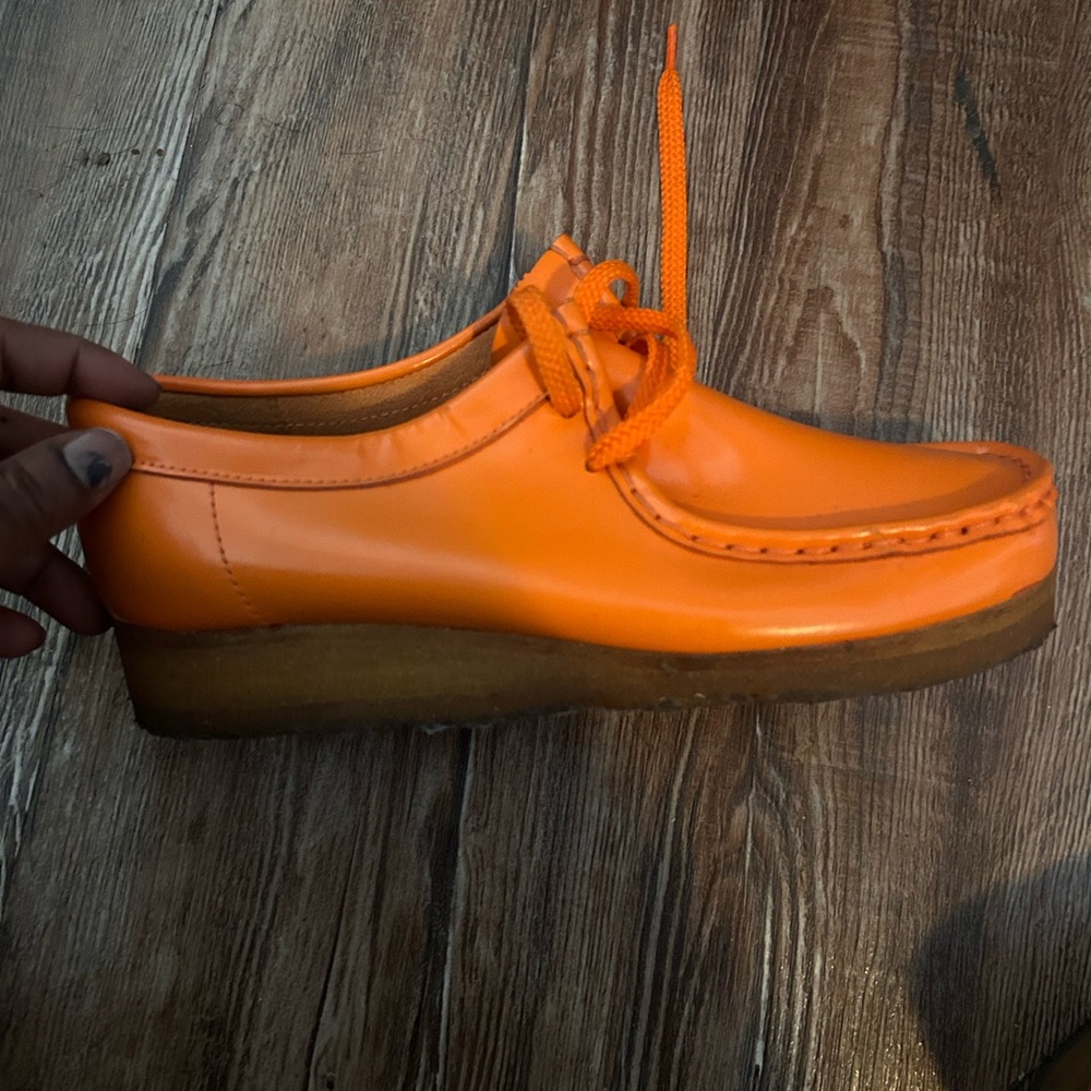 Vibrant Orange Women's Loafers CLARKS